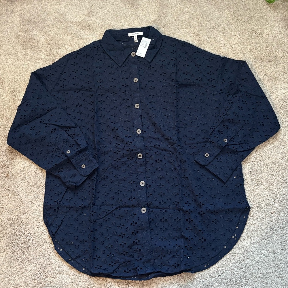 Maurice’s Oversized Lace Flannel